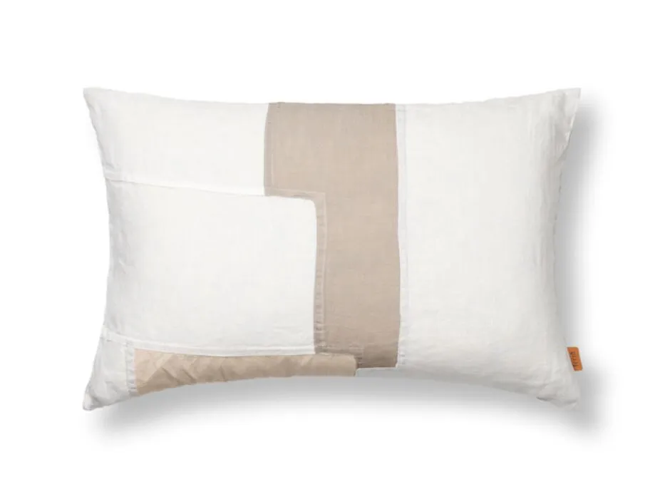 Ferm Living Part rechthoekige sierkussen-Medium-Off-white Shop Nu