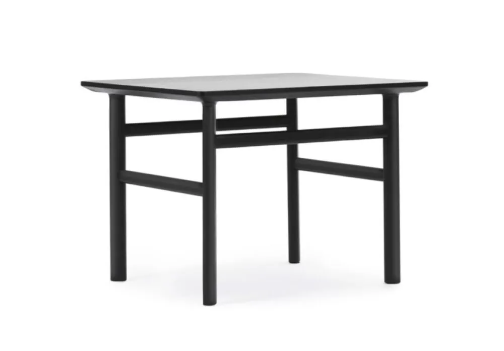 Laatste Versie Normann Copenhagen Grow tafel - 50x60 cm-Black