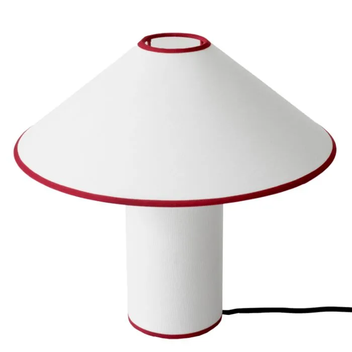 Gratis Retour &tradition Colette ATD6 tafellamp-Wit-Merlot
