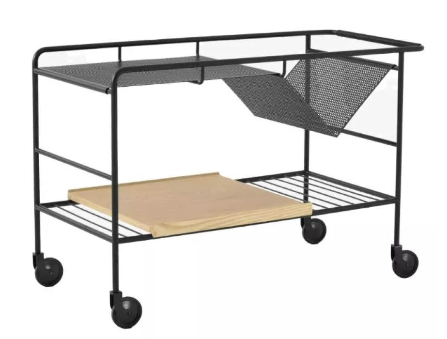 Premium &tradition Alima NDS1 trolley-Zwart/Eiken