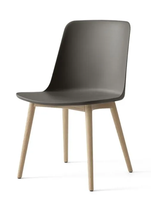 &tradition Rely HW71 eetkamerstoel - Eiken onderstel-Stone grey Must-Have