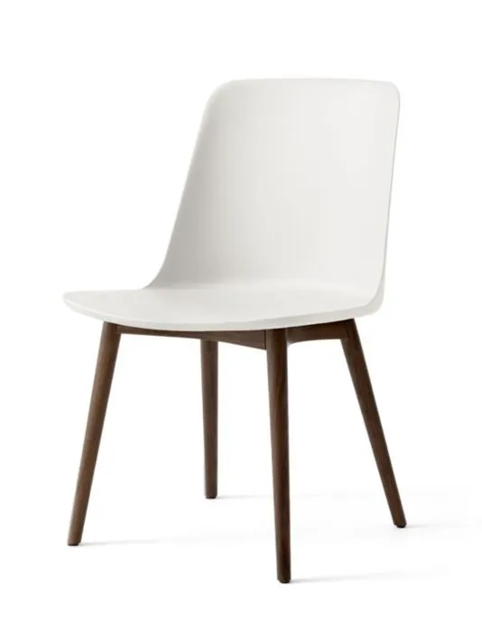&tradition Rely HW71 eetkamerstoel - Walnoot onderstel-White Superprijs