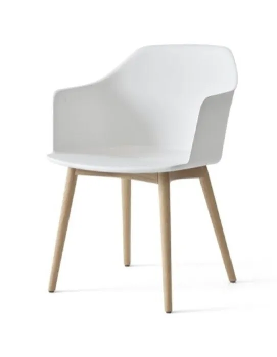 &tradition Rely HW76 eetkamerstoel - Eiken onderstel-White Gratis Retour
