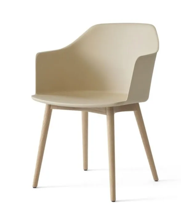 Koopje &tradition Rely HW76 eetkamerstoel - Eiken onderstel-Beige sand