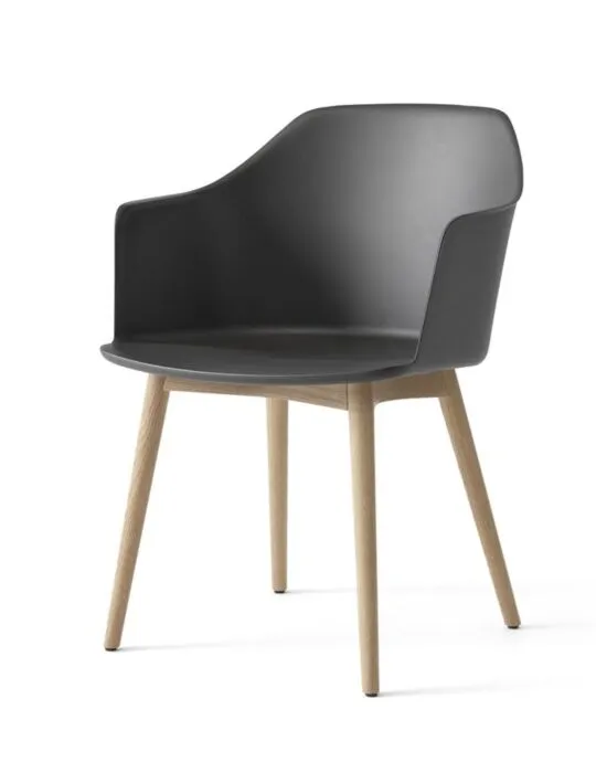 &tradition Rely HW76 eetkamerstoel - Eiken onderstel-Stone grey Flitsaanbieding