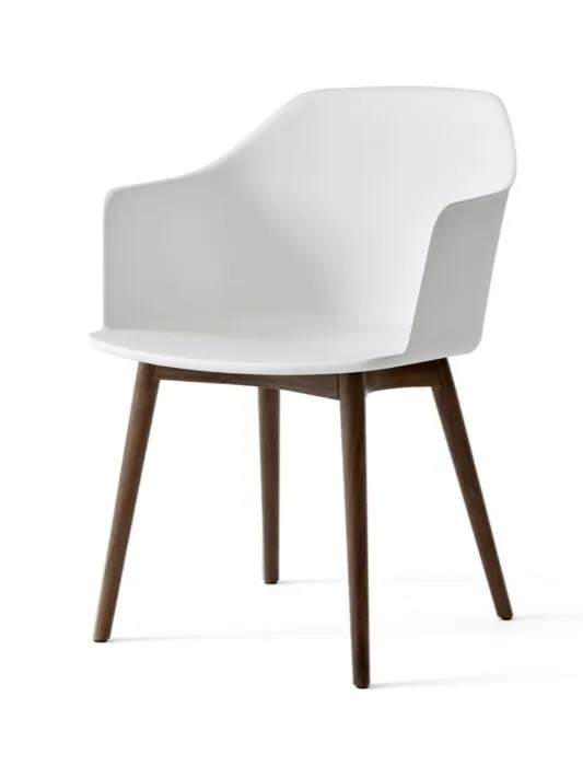 Hete Deal &tradition Rely HW76 eetkamerstoel - Walnoot onderstel-White