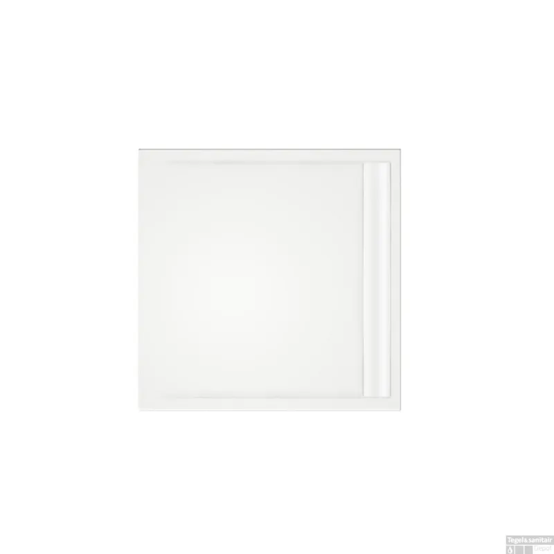 Douchebak rechthoek zelfdragend Easy Tray 90x80x5cm Wit Glans Flitsaanbieding