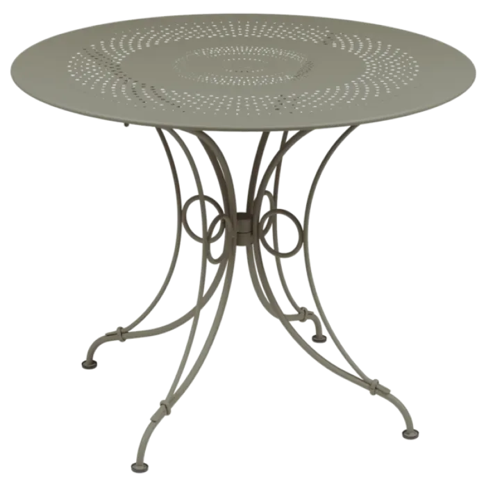 Tijdelijk Beschikbaar Fermob 1900 tuintafel Ø96 cm-Nutmeg