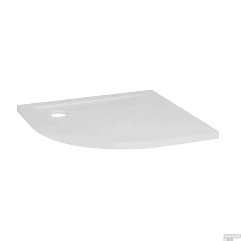 Luxe douchebak SMC 1/4 rond 90 x 90 x 4 inbouw wit Goedkoop