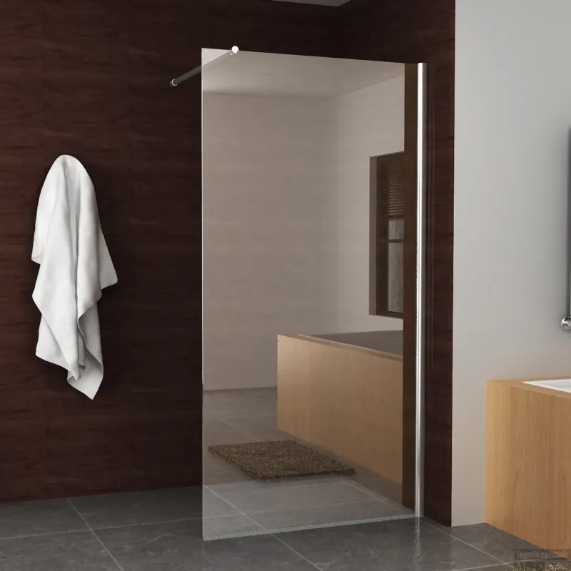 Actieprijs ACTIE Wiesbaden Douchewand Nano Coating Helder 130x200 Inloopdouche