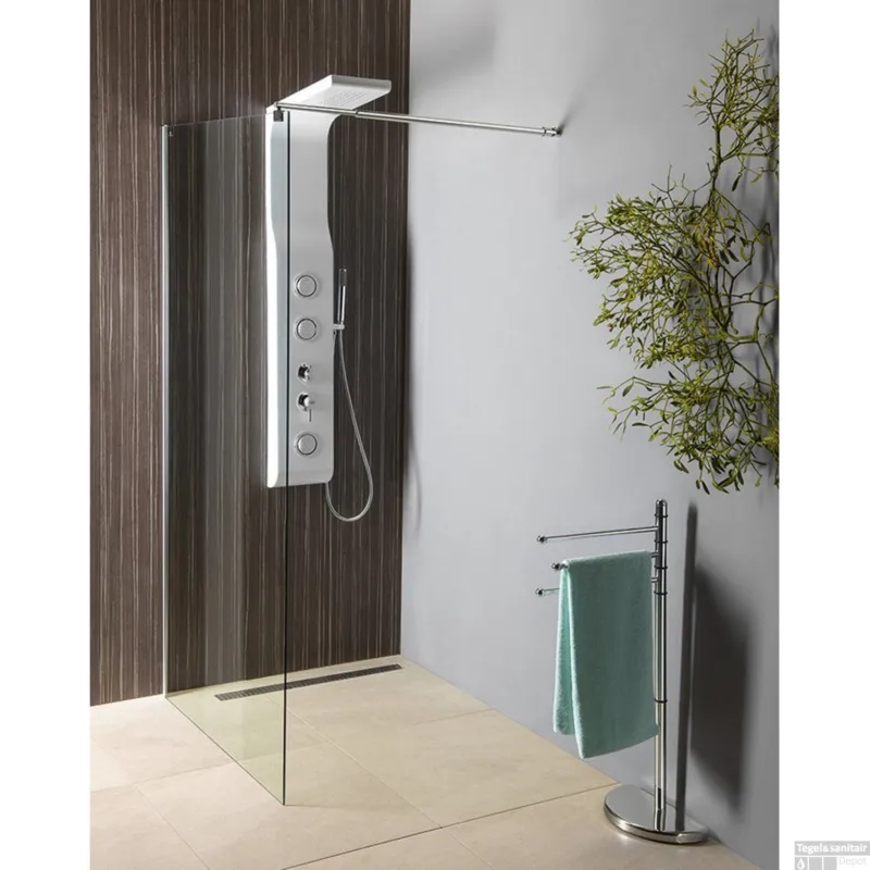 Shop Nu Inloopdouche Sapho Walk-In 100x190 cm met Muurprofiel Helder Glas