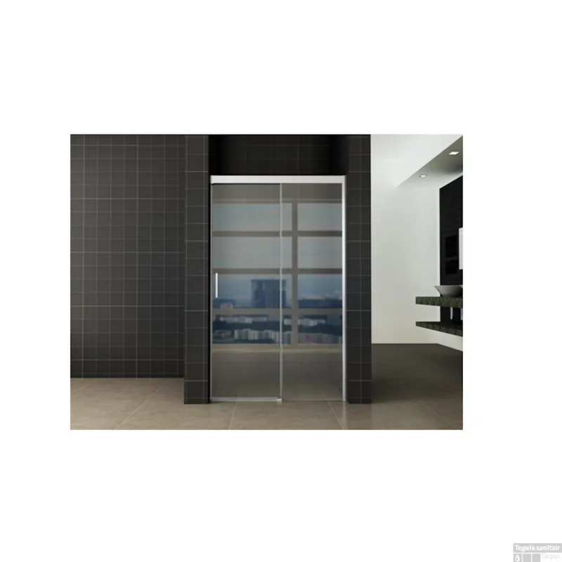Korting Wiesbaden Douchedeur Softclose 2.0 100x200cm 8mm Aluminium NANO Coating Nisdeur