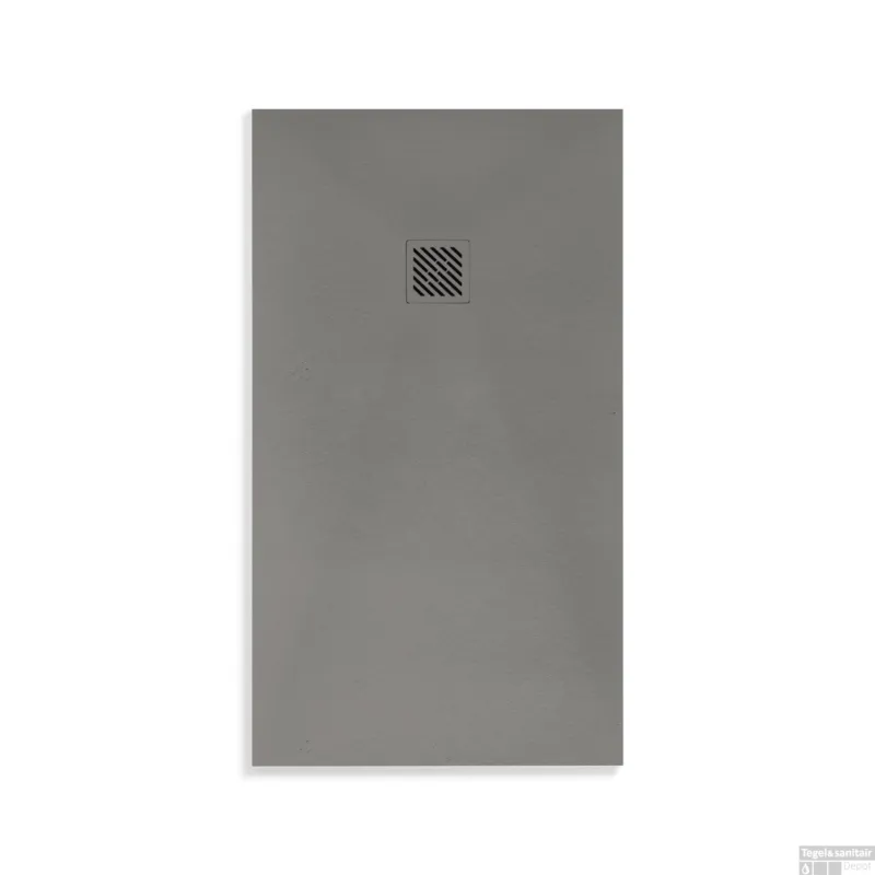 Merkproduct Douchebak BWS Elsa Composiet Anti-slip 120x80x3 cm Mat Grijs