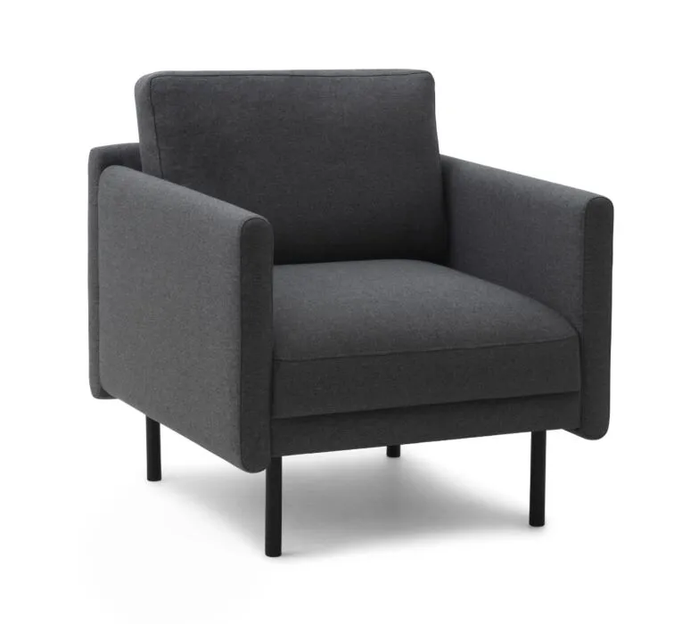 Betaalbaar Normann Copenhagen Rar stoel-Re-born Dark Grey
