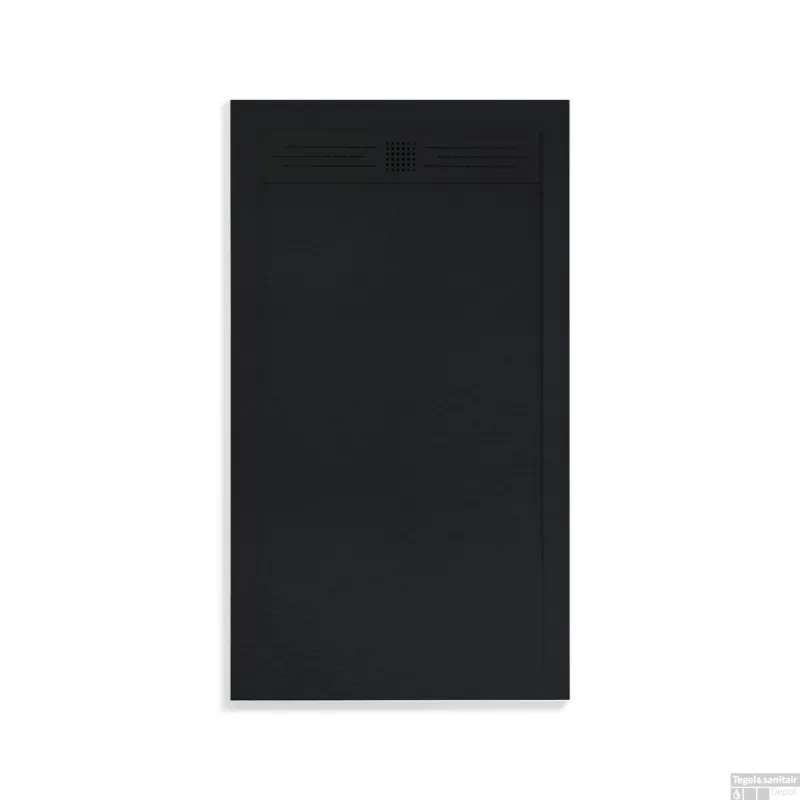 Betrouwbaar Douchebak BWS Veroni Elite 120x90 cm Composietsteen Mat Zwart