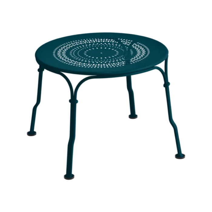 Op = Op Fermob 1900 Low tuintafel-Acapulco Blue