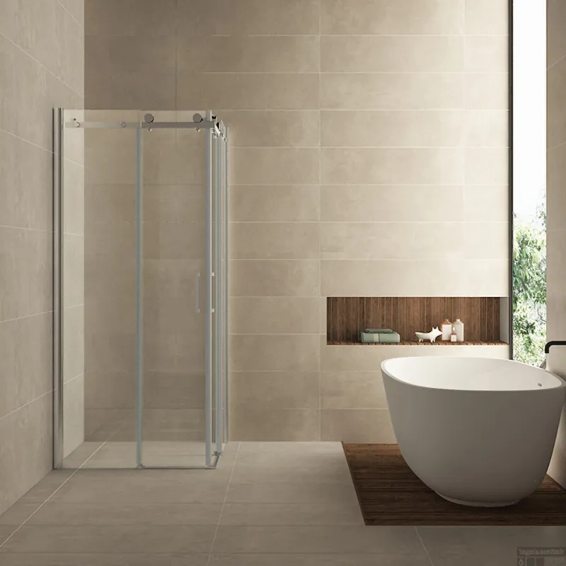 BWS Douchecabine Hoekinstap met 2 Schuifdeuren 90x90x200 cm 8 mm NANO Coating Seizoensaanbieding