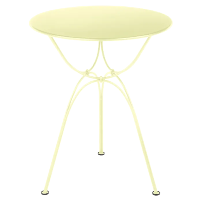 Koopje Fermob Airloop tuintafel Ø60cm-Frosted Lemon
