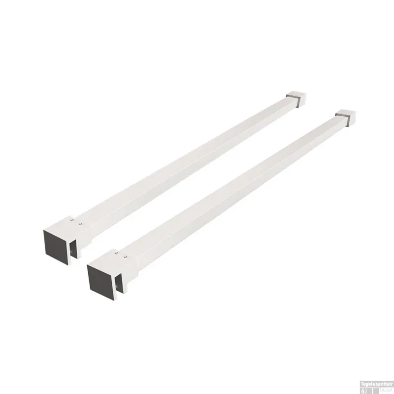 2x Stabilisatiestang Wiesbaden Slim 120 cm Wit Meest Verkocht