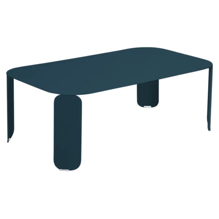 Aanbieding Fermob Bebop salontafel 120x70x42 cm-Acapulco Blue