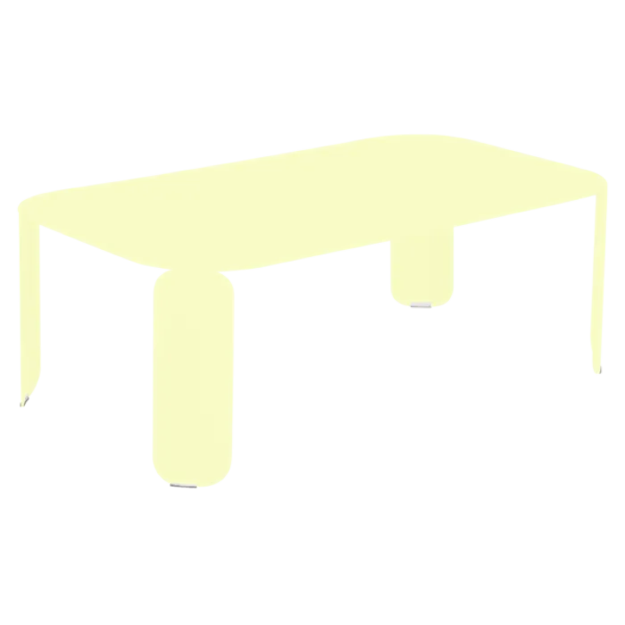 Seizoensaanbieding Fermob Bebop salontafel 120x70x42 cm-Frosted Lemon