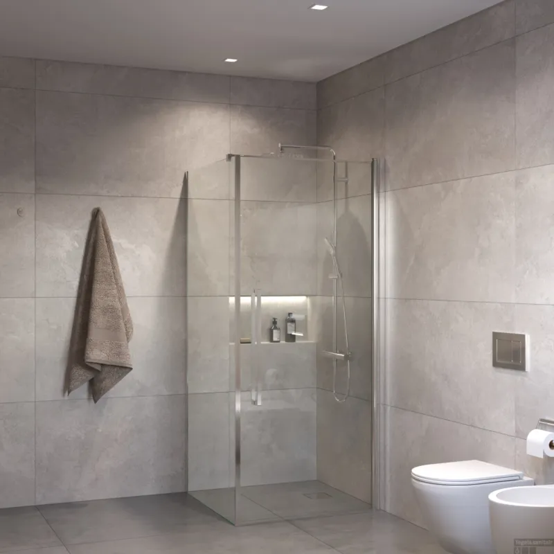 Flitsaanbieding Douchecabine Sanivo Suno Helder Glas Met Chroom Profiel (Alle Maten)