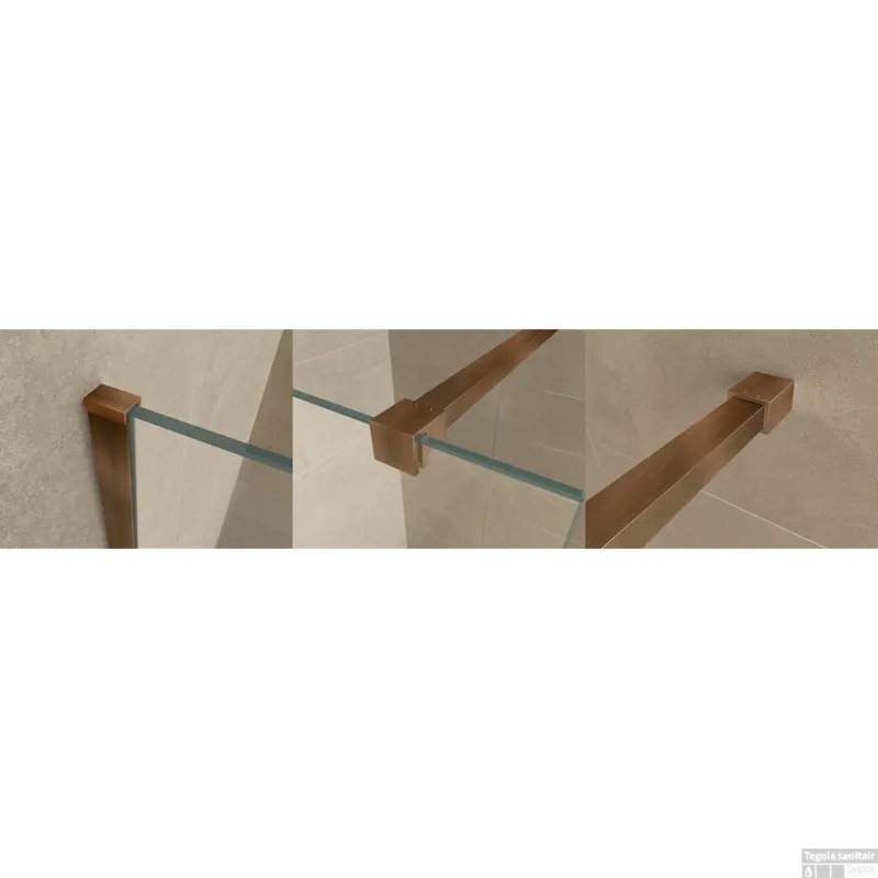 Tijdelijk Beschikbaar BWS Profielset met Stabilisatiestang Pro Line 120 cm Geborsteld Brons Koper
