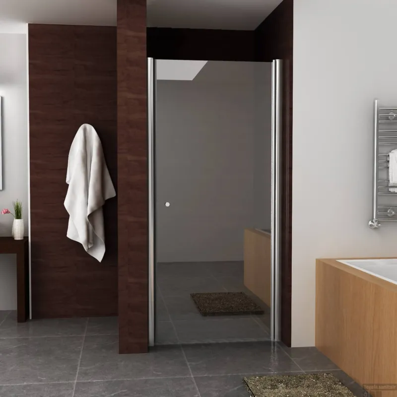 Actieprijs BWS Douchedeur Profiel 60x202cm 8mm NANO Coating glas Nisdeur