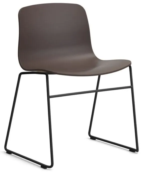 HAY About a Chair AAC08 zwart onderstel stoel-Raisin Laatste Kans