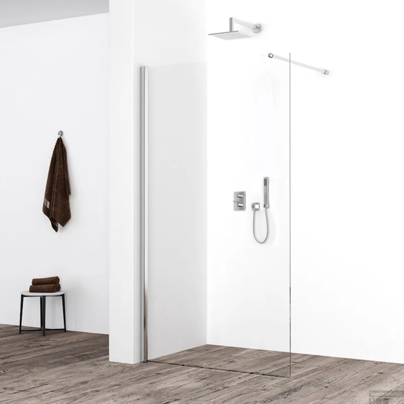 Koop Online Inloopdouche Wiesbaden Eco 80x220 Cm 8 Mm Nano Coating Helder Glas Chroom
