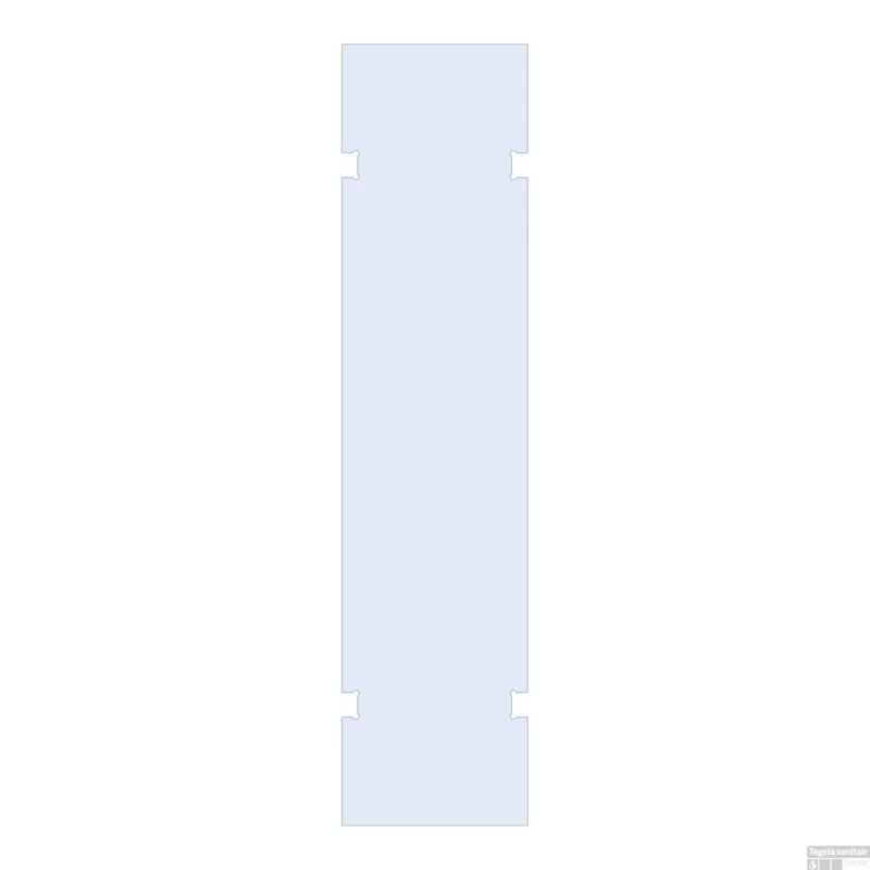 Weekendaanbieding BRAUER Wand 60 helder glas tweezijdige uitsparingen