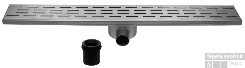 Direct Verzonden Easy Drain Fixt 30 Afvoergoot Zij-uitlaat 9,8 X 50 Cm. Rvs