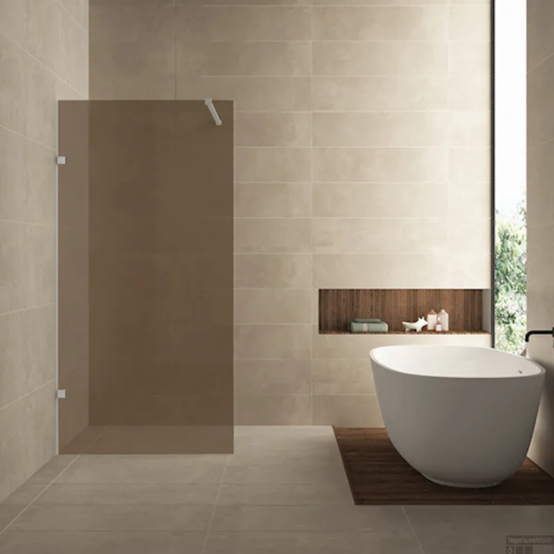 Populair Glasplaat Wiesbaden Less 120x200 cm 8 mm Nano Vintage Brons Glas