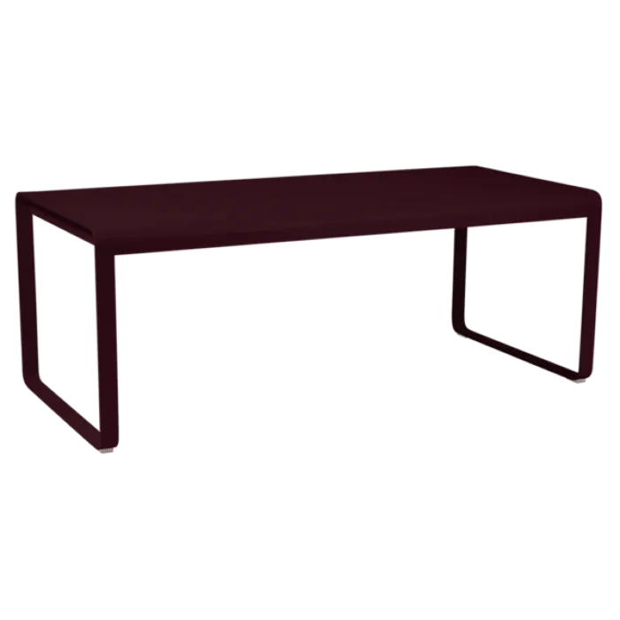 Weekendaanbieding Fermob Bellevie tuintafel 196x90 cm-Black Cherry