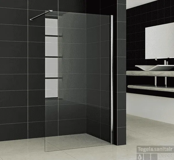 Premium Douchewand Wiesbaden 140x200cm 8mm NANO coating