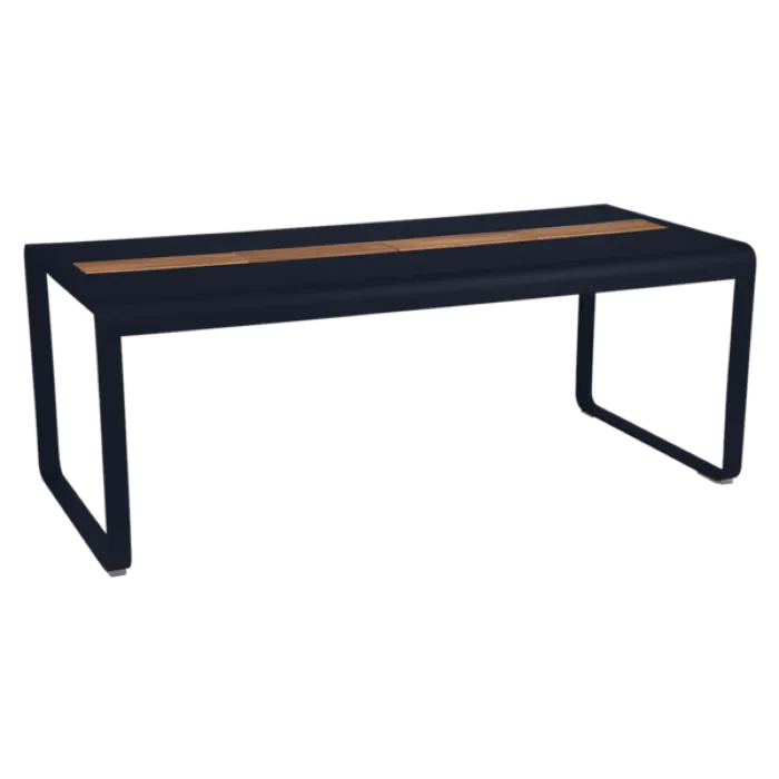 Tijdelijk Beschikbaar Fermob Bellevie tuintafel 196x90 cm met opbergruimte-Deep Blue