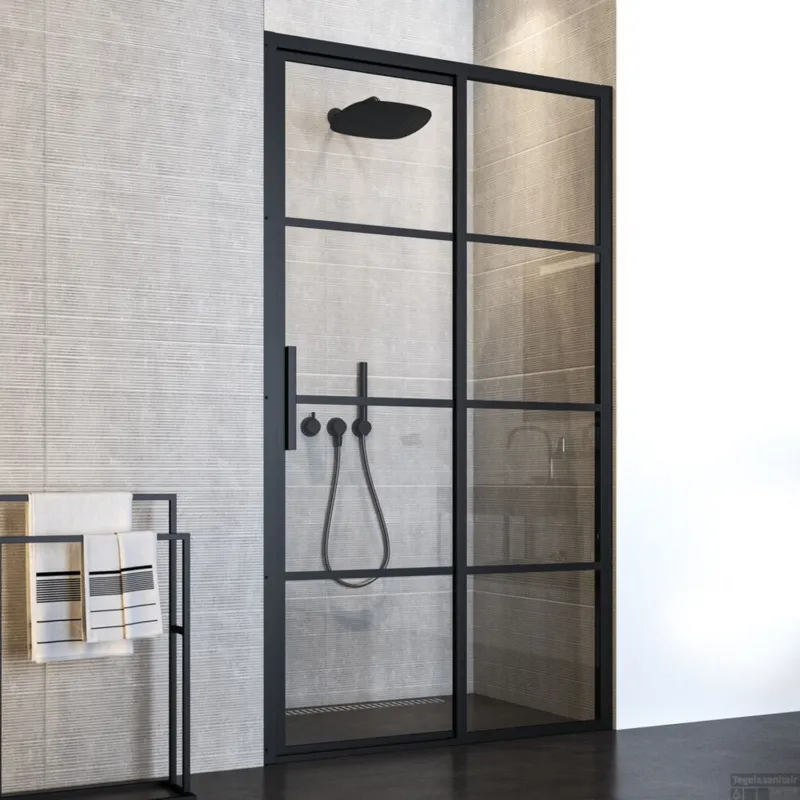 Shop Nu Nisdeur Sealskin SOHO Schuifdeur 140x210 cm 8 mm Helderglas (Rechts schuivend)