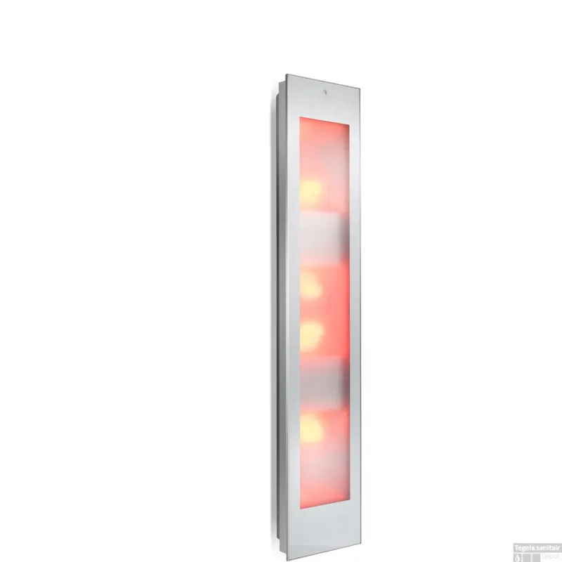 Sunshower Combi White UV en Infrarood Opbouwapparaat 29x144x22.8 cm Aluminium Wit Betrouwbaar