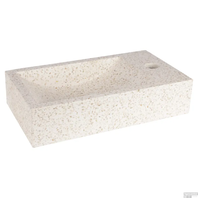 Fontein Differnz Hura L Terrazzo 40x22x9 Cm Beige Must-Have