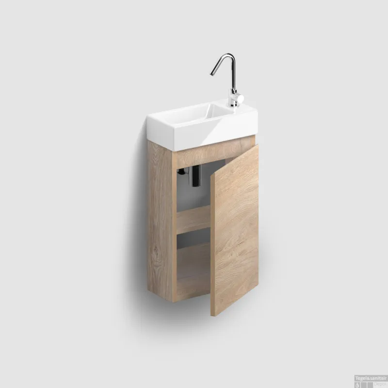 Fonteinset Clou InBe 64x36 Cm Eiken Superprijs