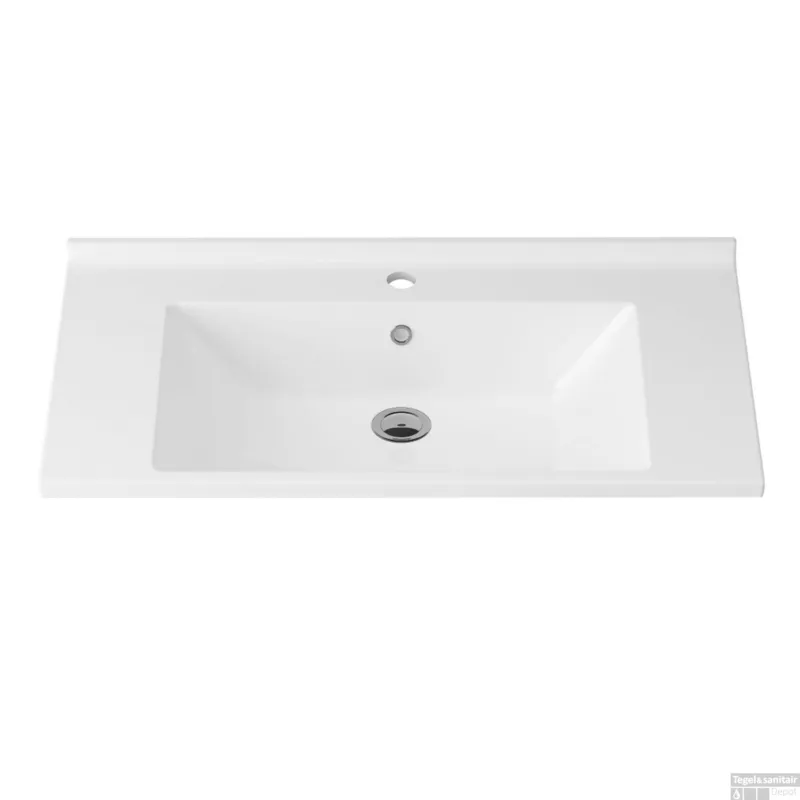 Wastafel BWS Hayat 80cm tbv 33768-127903 Glans Wit Fabrieksprijs