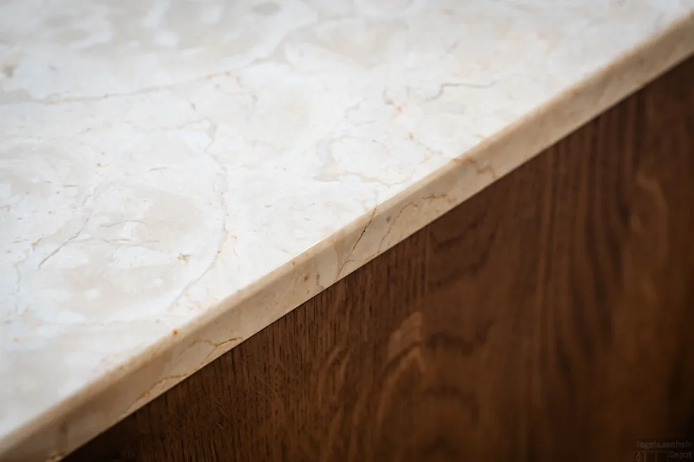 Afdekblad Loutro Marmer Mat Beige 60x100 cm Direct Beschikbaar