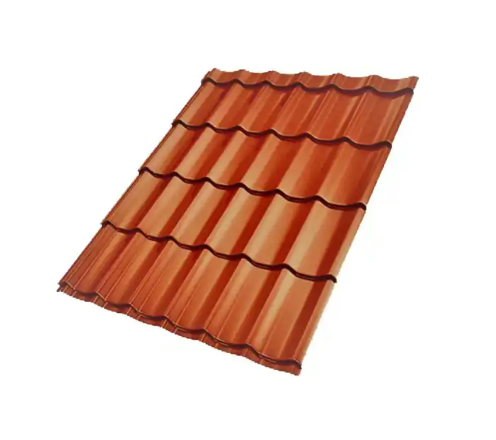 Dakpanplaat terracotta 112 x 155 cm - Dakpanplaat Nieuw