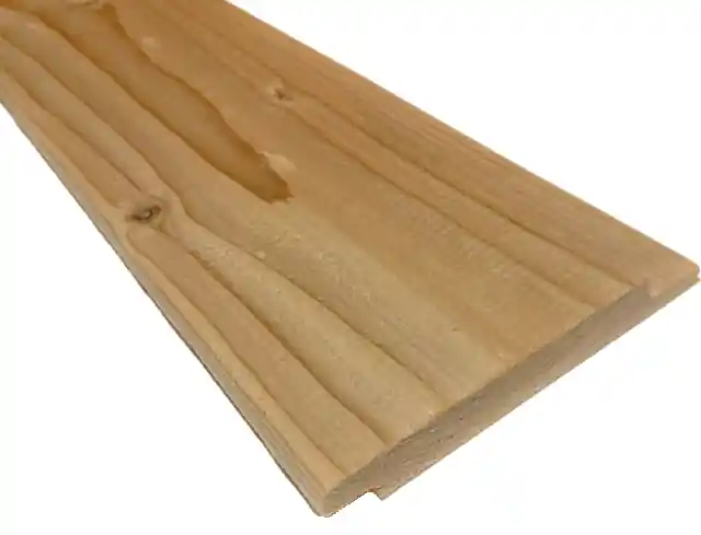 Beperkte Voorraad Douglas Channelsiding Geschaafd | Verticale Gevelbekleding Douglas Hout - Douglas channelsiding 2500 mm
