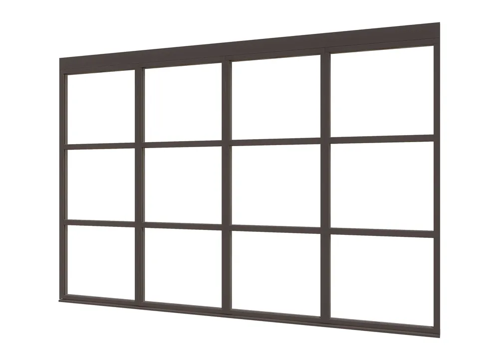 Douglas glaswand steellook 12vaks diverse maten - Glaswand Seizoensaanbieding