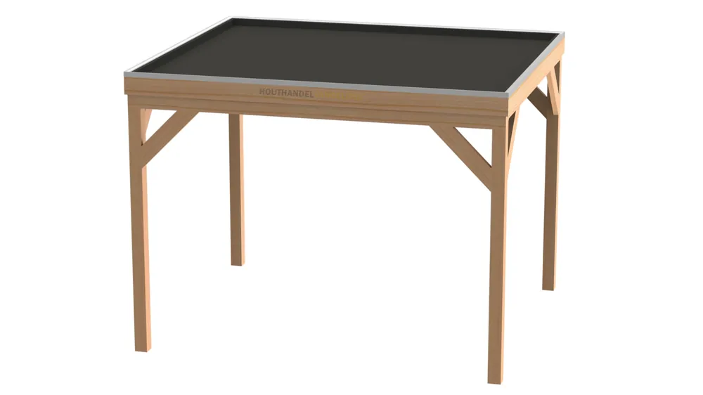 Douglas Houten Overkapping Bouwpakket / Materiaalpakket 350x350cm (3.5x3.5 meter) - basis materiaalpakket 350 x 350 Fijn bezaagde uitvoering Seizoensaanbieding