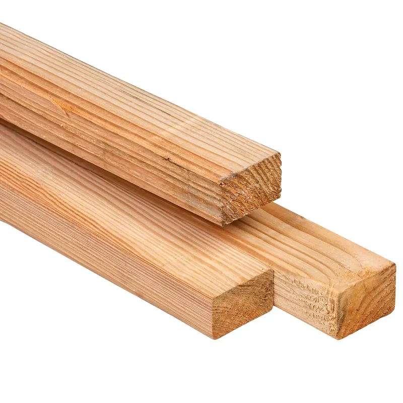 Douglas Ligger 45x60mm (4,5x6cm) Geschaafd met Ronde Hoeken - 250cm Nieuw