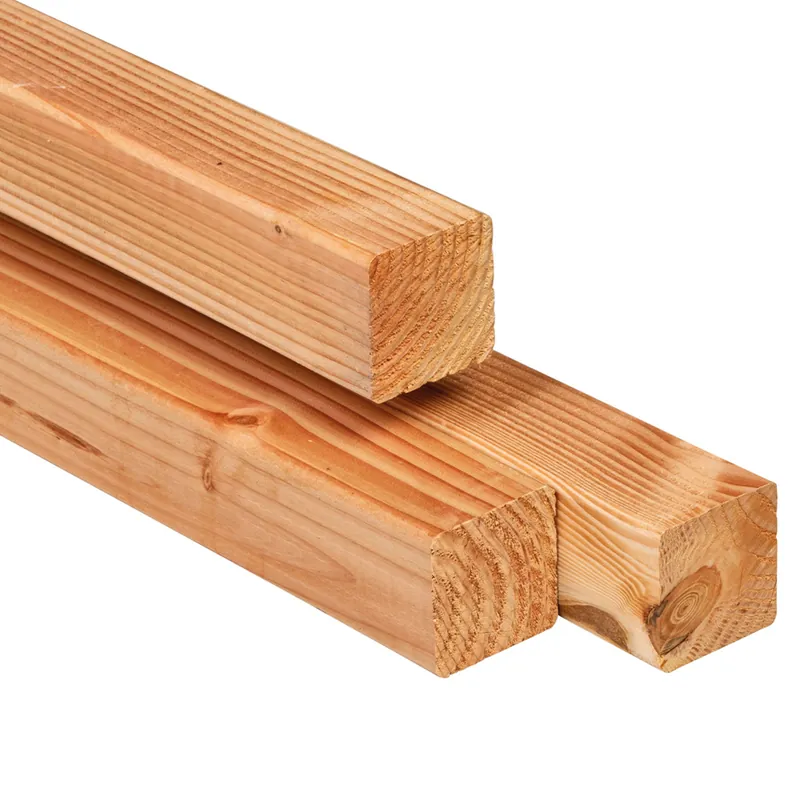 Douglas Paal 65 x 65 mm (6,5 x 6,5cm) Geschaafd - 300cm Rechtstreeks Van De Fabrikant