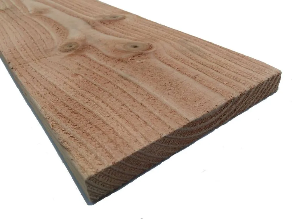 Douglas Plank / Schuttingplank 22 x 200 mm (2.2 x 20 cm) Fijnbezaagd - Douglas 2.2x20.0x300cm Gratis Retour