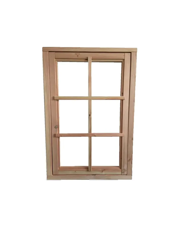 Aanbieding Douglas raamkozijn met binnenraam en roedeverdeling 80x120cm - Douglas